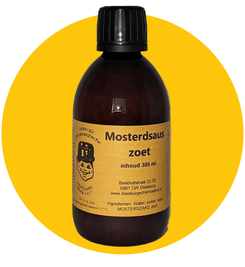 Doesburgsche Mosterd Mosterdassortiment Geschenkpakket met Koekje