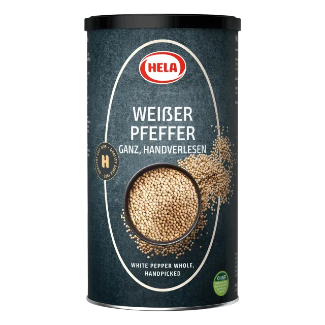 Hela Peper Wit heel peperkorrels 750 g scherp