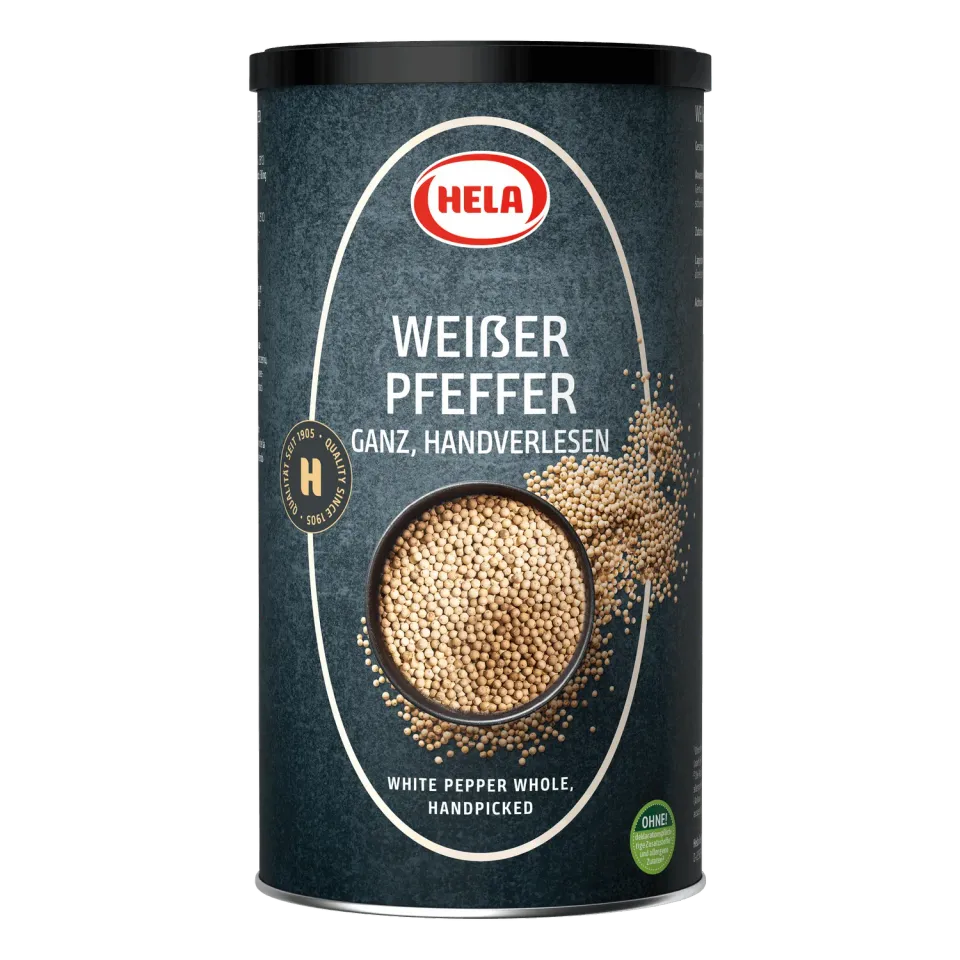 Hela Peper Wit heel peperkorrels 750 g scherp