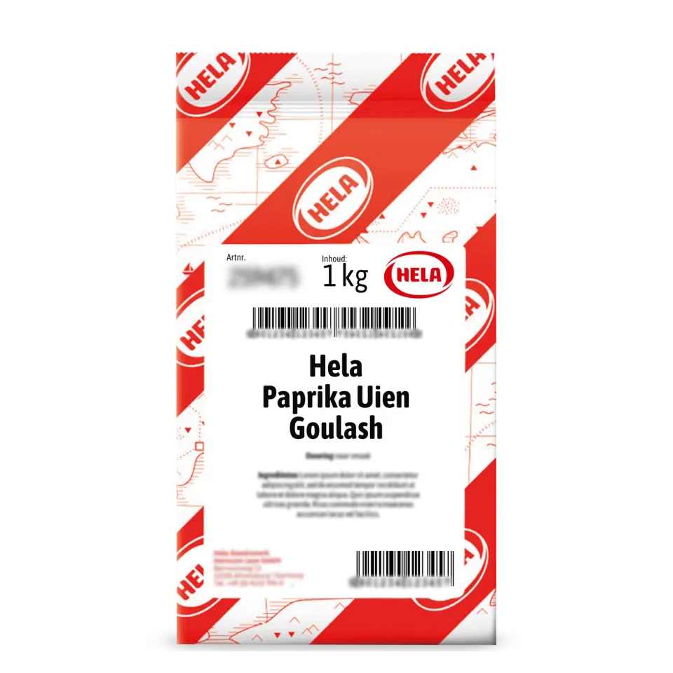 Hela Paprika Uien Goulash kruiden 1 kg hartig