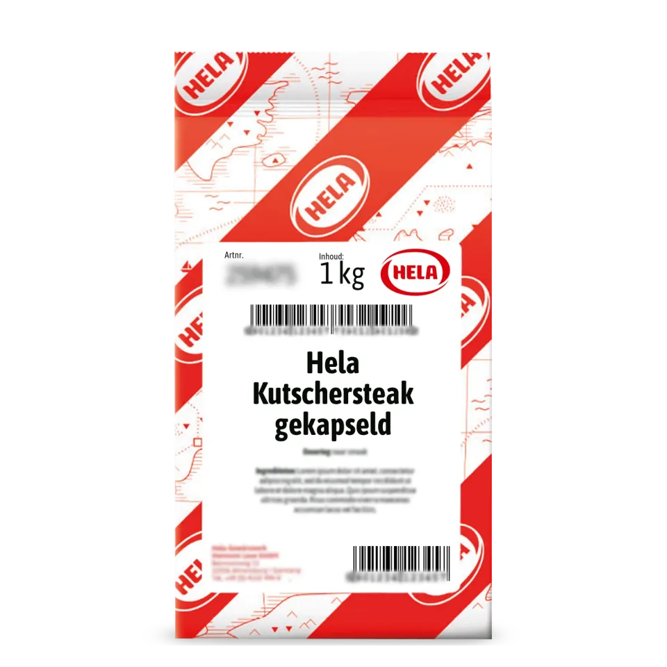 Hela Kutschersteak steakkruiden 1 kg gekapseld