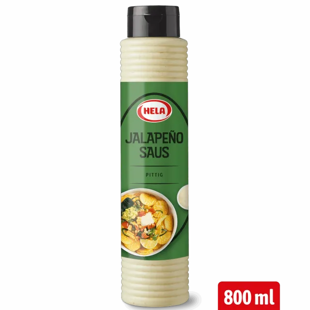 Hela Jalapeñosaus 800 ml pittig