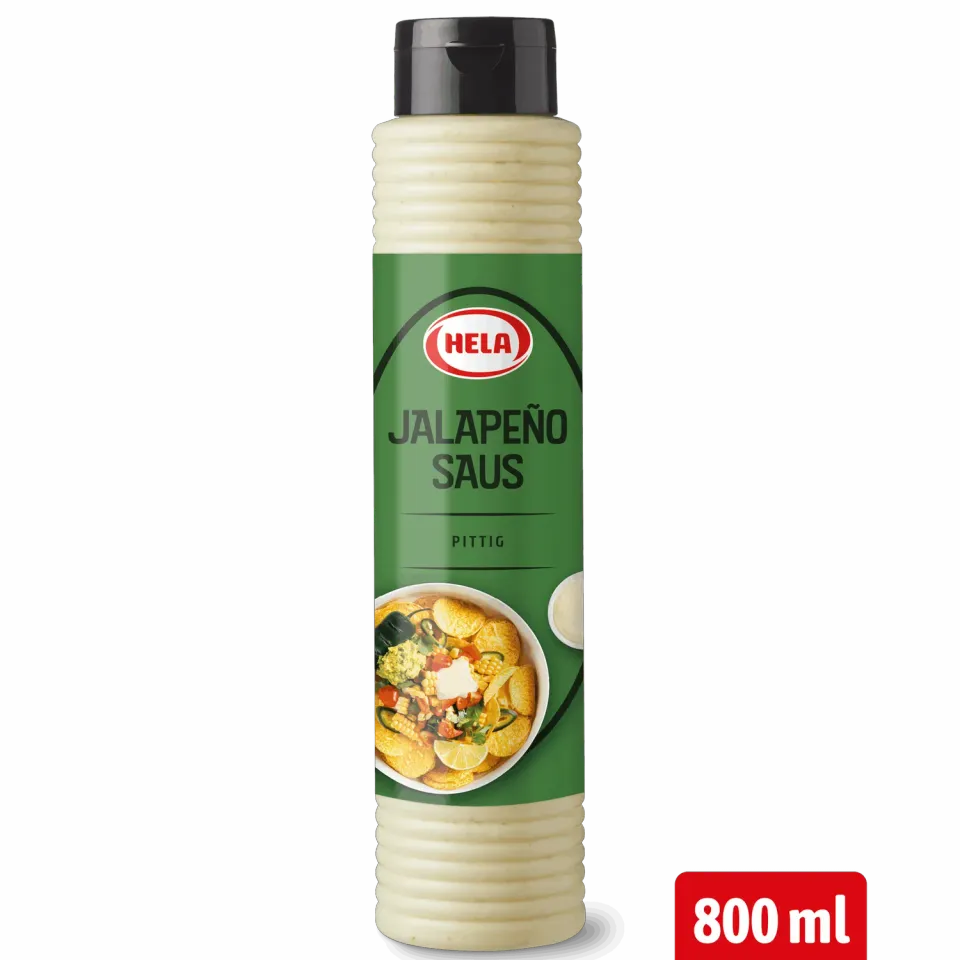 Hela Jalapeñosaus 800 ml pittig
