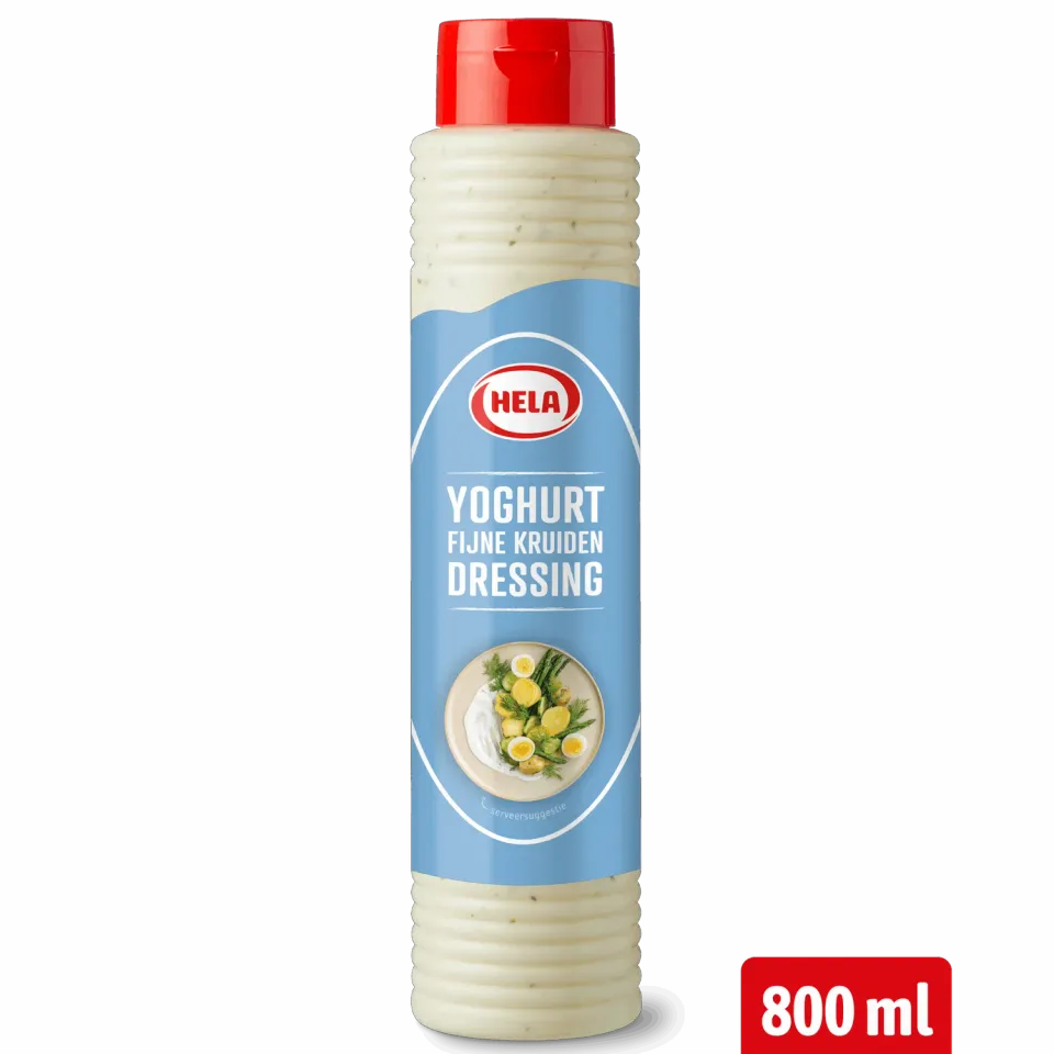 Hela Yoghurt Fijne Kruiden dressing 800 ml yoghurt