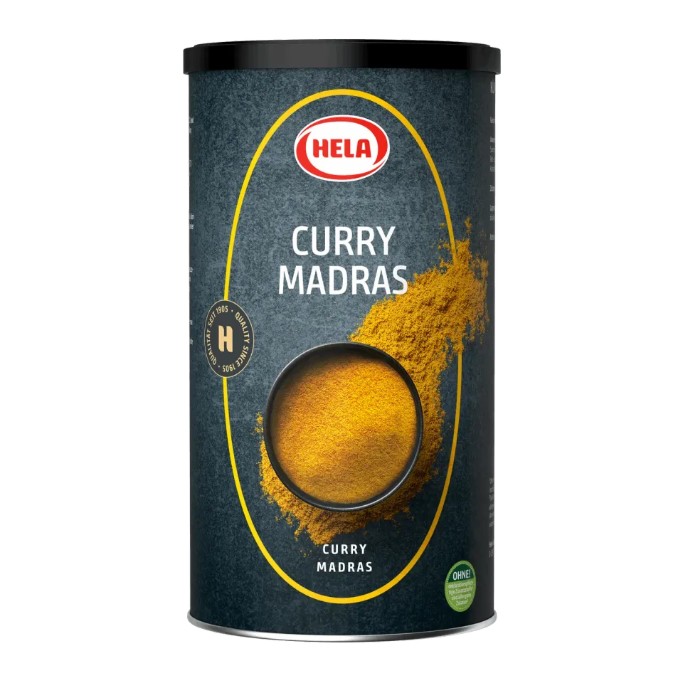 Hela Kerrie India Madras kruiden 650 g pikant