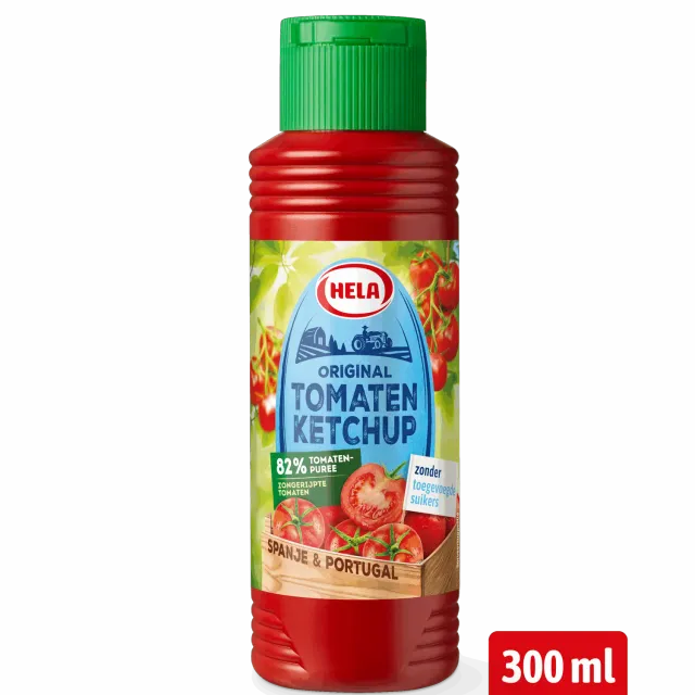 Hela Thissen Tomaten Ketchup ketchup zonder toegevoegde suikers