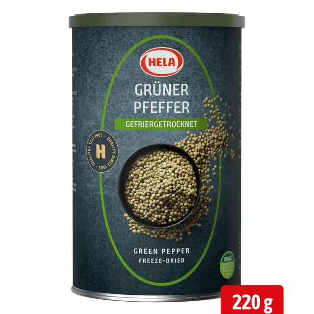 Hela Peper Groen Vriesdroog 170 g