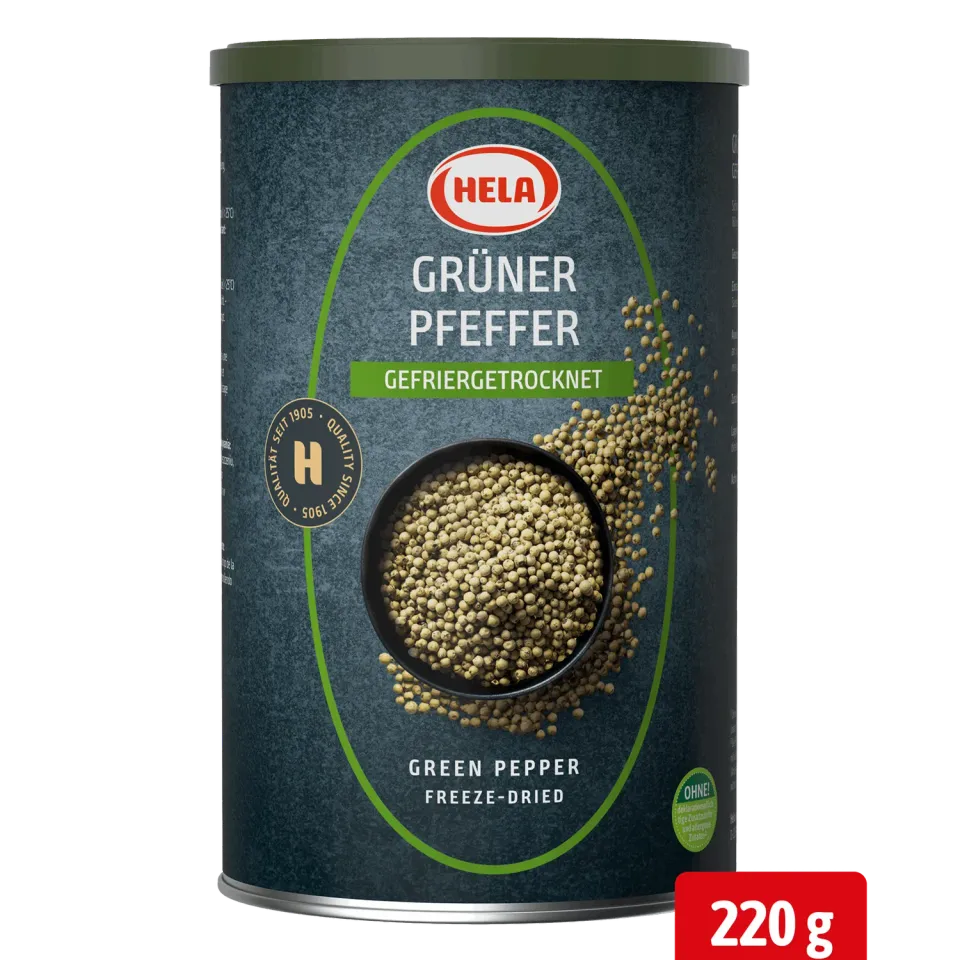 Hela Peper Groen Vriesdroog 170 g