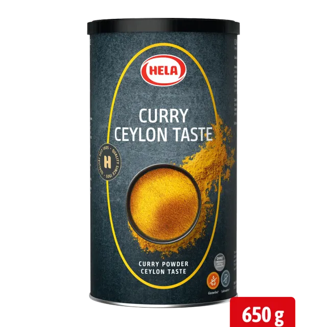 Hela Kerrie Ceylon taste kerriepoeder 650 g mild