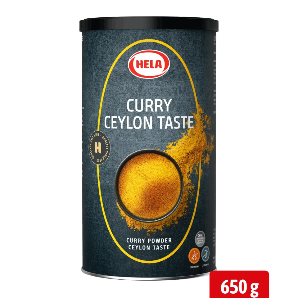 Hela Kerrie Ceylon taste kerriepoeder 650 g mild
