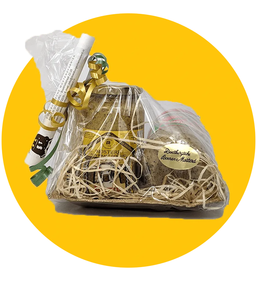 Doesburgsche Mosterd Geschenkpakket mosterd proefset