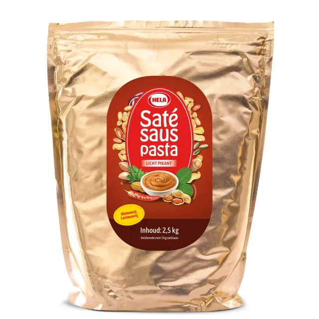 Hela Satésauspasta Sausmix 2,5 kg pinda