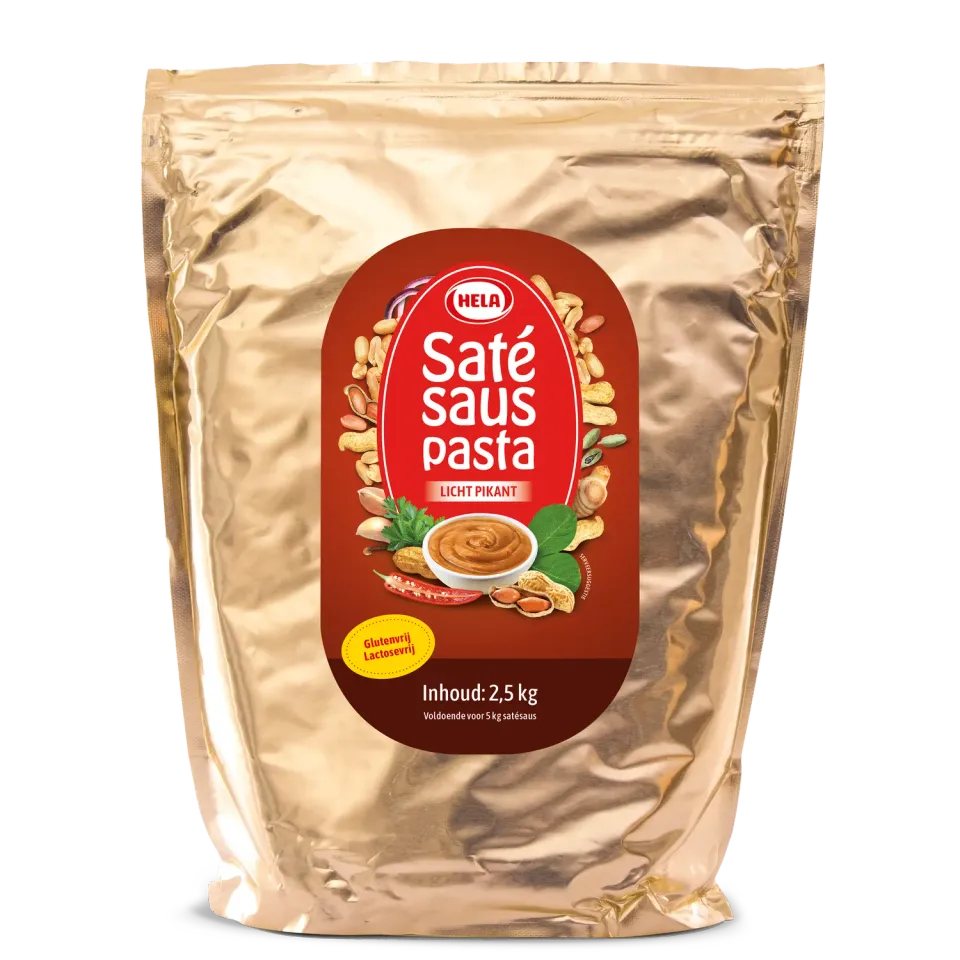 Hela Satésauspasta Sausmix 2,5 kg pinda