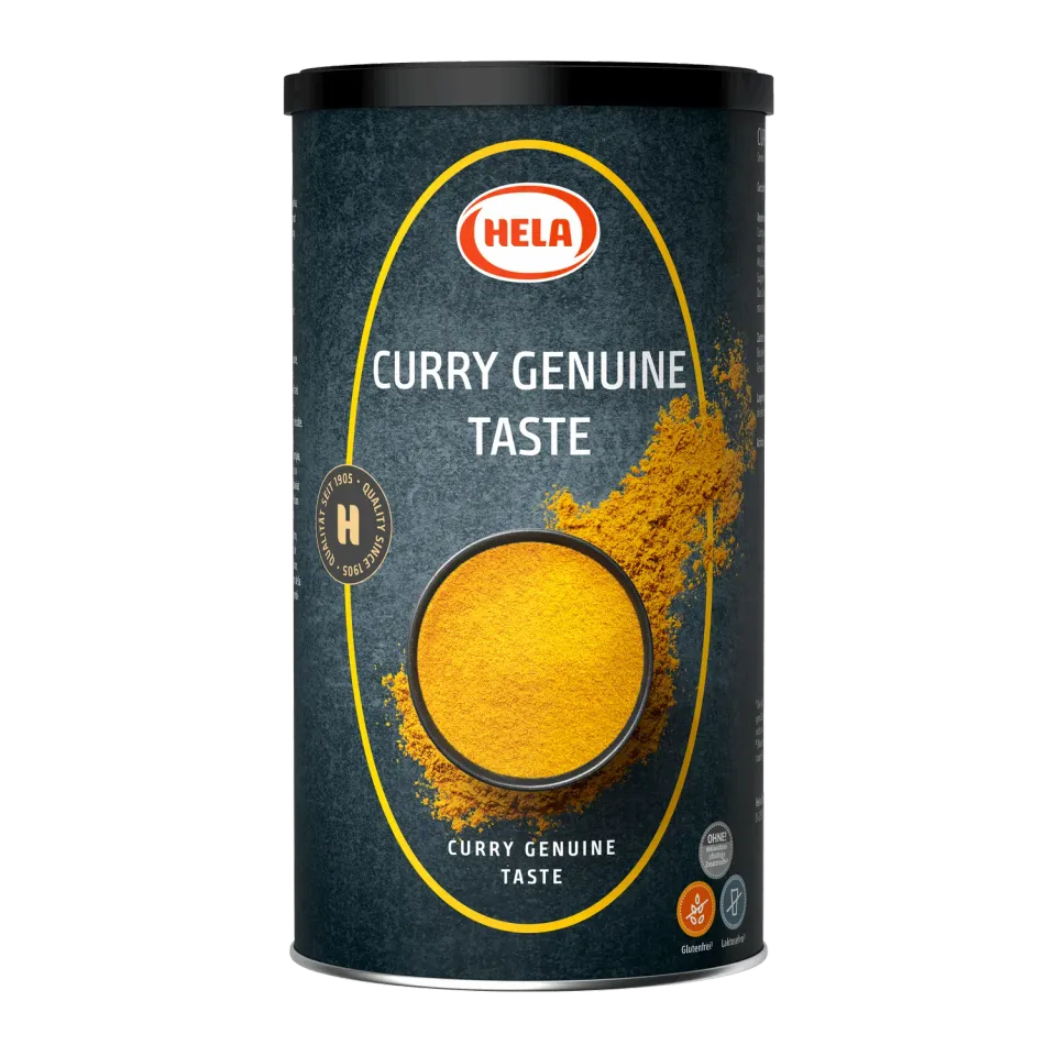 Hela Kerrie Engels Genuine Taste kerrieketchup 680 g zoetzuur