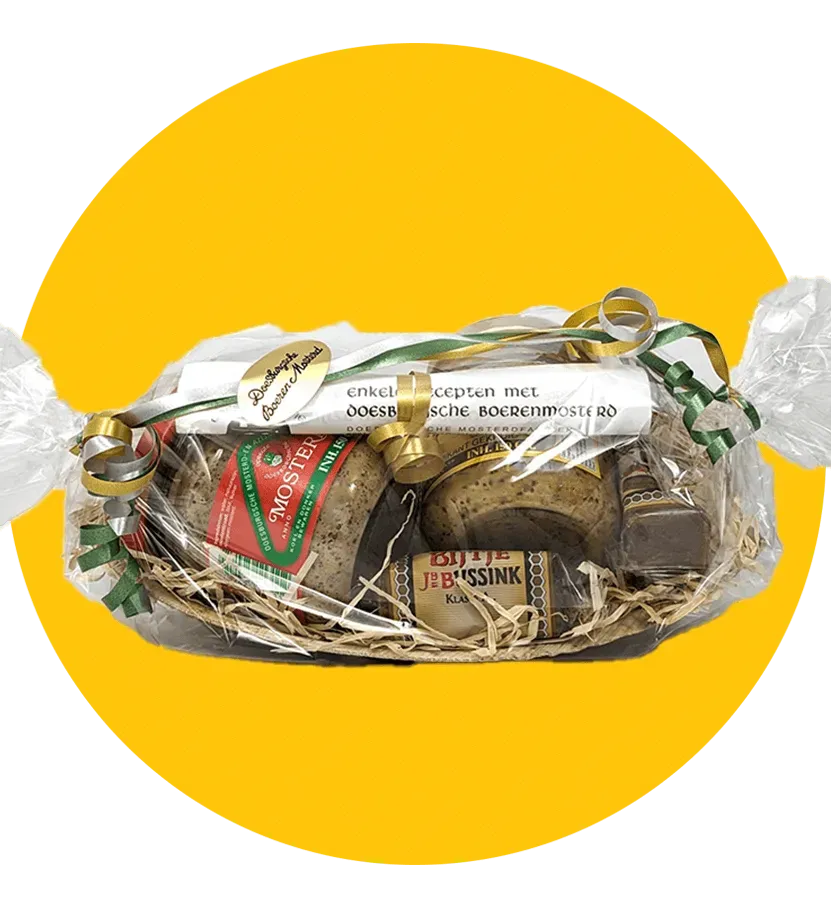 Doesburgsche Mosterd Geschenkpakket mosterd proefset
