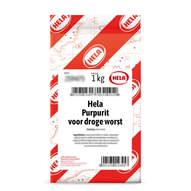 Hela Purpurit worsthulpstof 1 kg voor droge worst