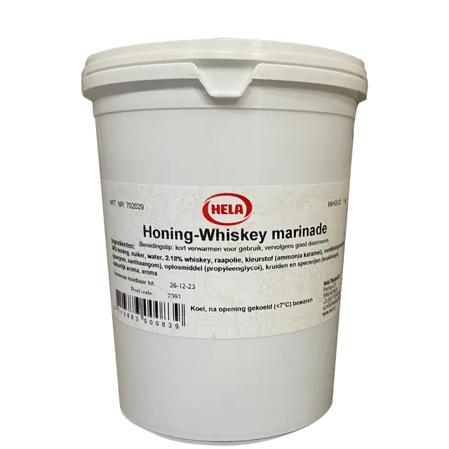 Hela Marinade honing-whiskey 1 kg zoetzuur