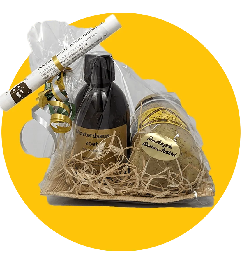 Doesburgsche Mosterd en Mosterdsaus Geschenkpakket 300g