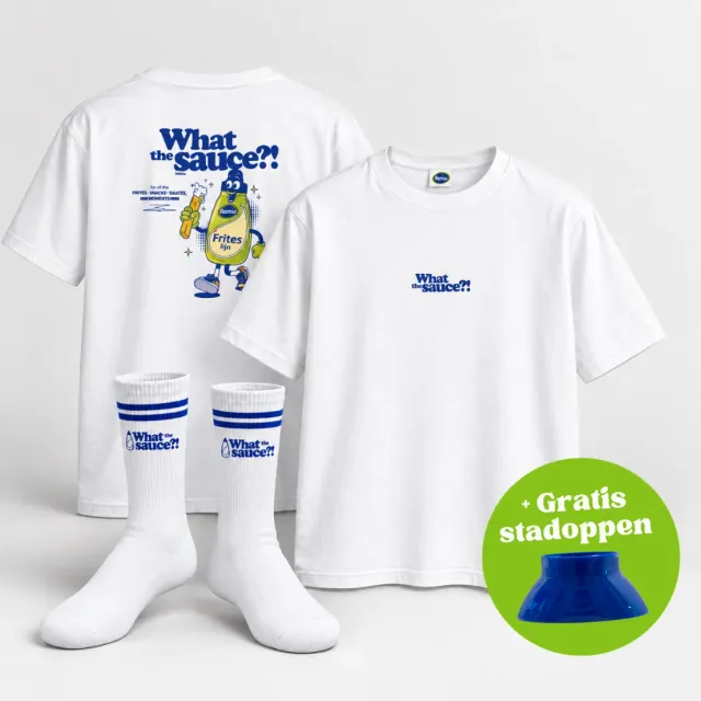 Remia What the Sauce?! bundel met T-shirt en sokken