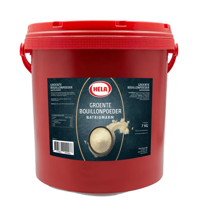 Hela Groentebouillonpoeder natriumarm 7 kg