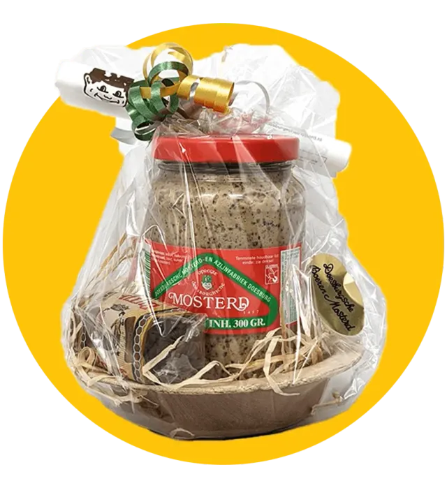 Doesburgsche Mosterd geschenkpakket pot 300 gram