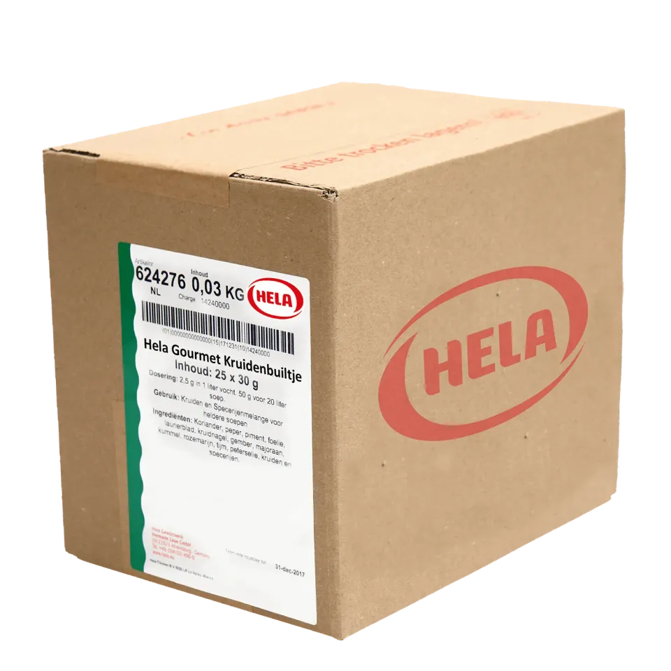 Hela Gourmet Kruidenbuiltje 25×30 g