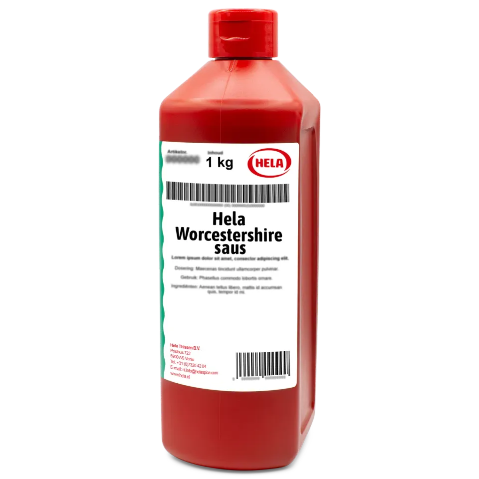 Hela Thissen Worcestershire Saus 1 kg Hartig